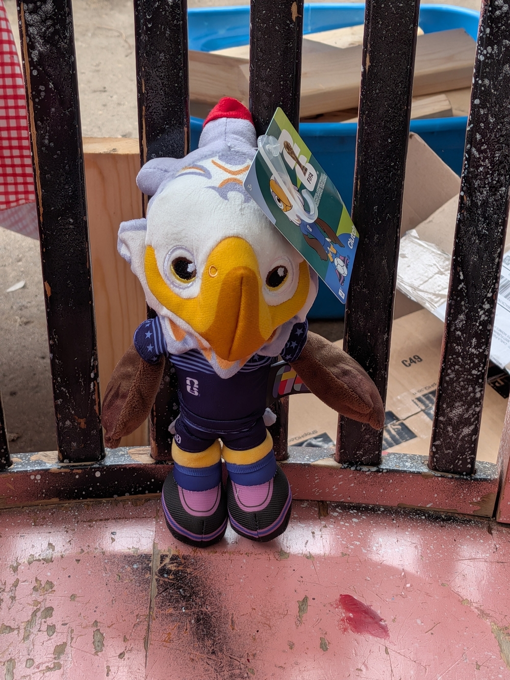 Plush Eagle Bird Toy - Multicolor - Brand: